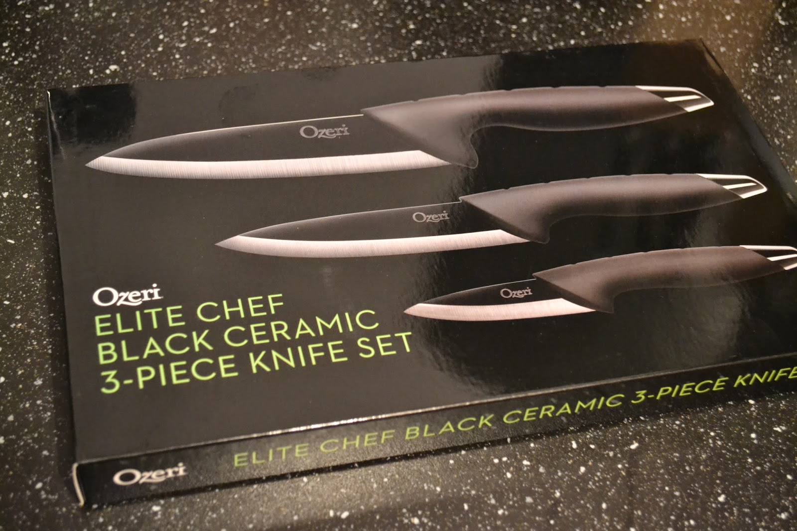 Ozeri Elite Chef Black Ceramic 6-Piece Knife Set