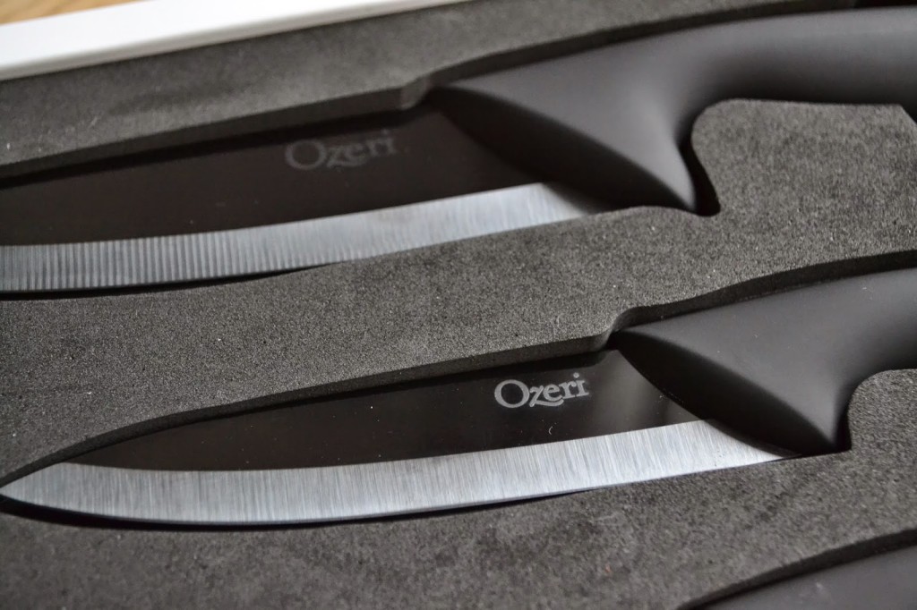 Ozeri 3-Piece Elite Chef Ceramic Knife Set, Black