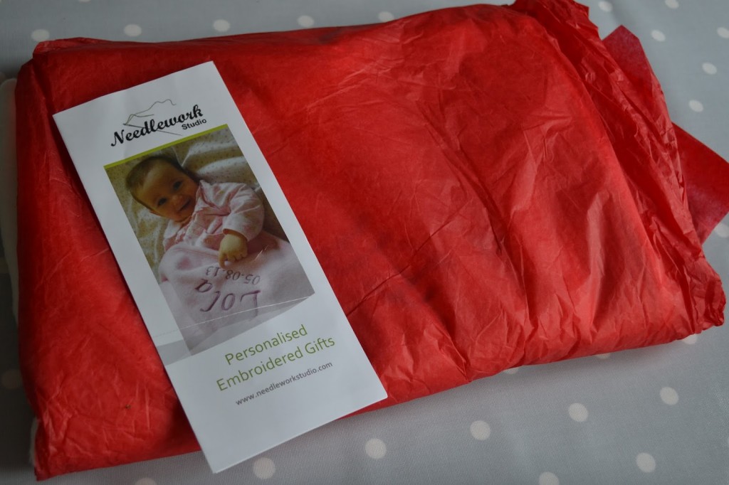 Needlework Studio personalised baby blanket & giveaway