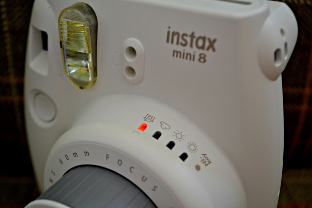 Fujifilm's Instax Mini 8 Instant Camera illuminated dials
