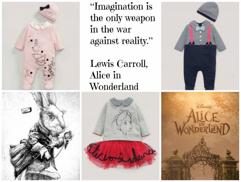 Alice in Wonderland collage