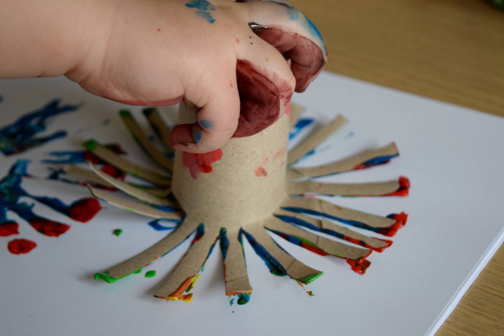 Simple Firework crafts for Toddlers - Rock and Roll Pussycat