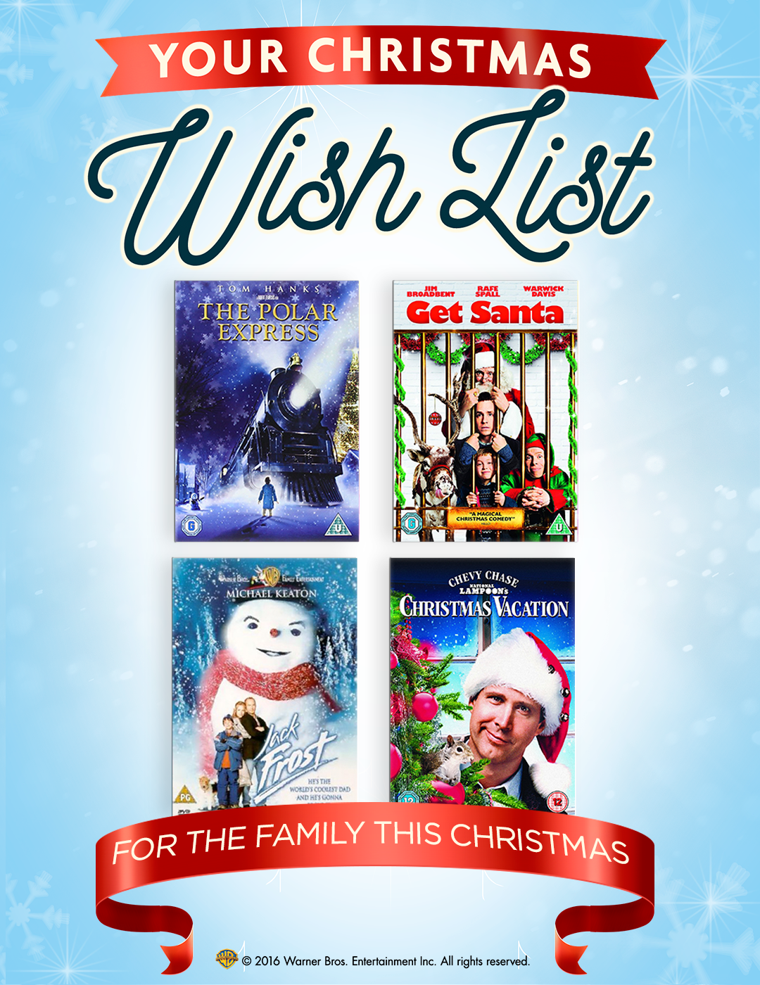 Festive family Christmas films to watch this year 2016