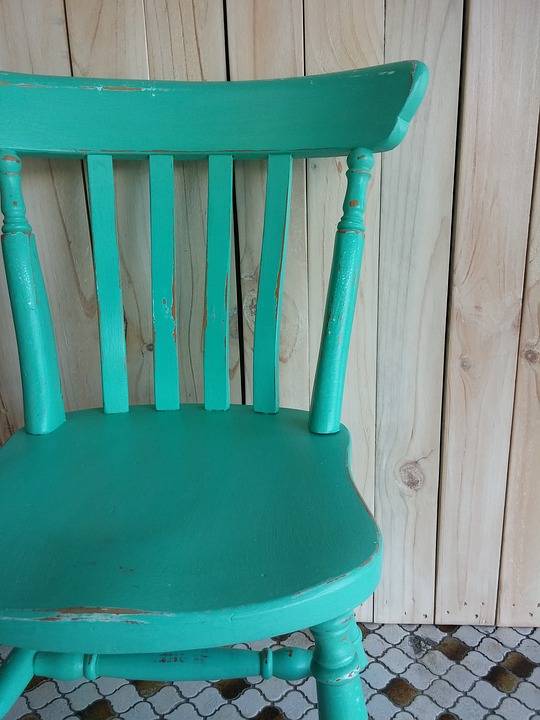 green-chair