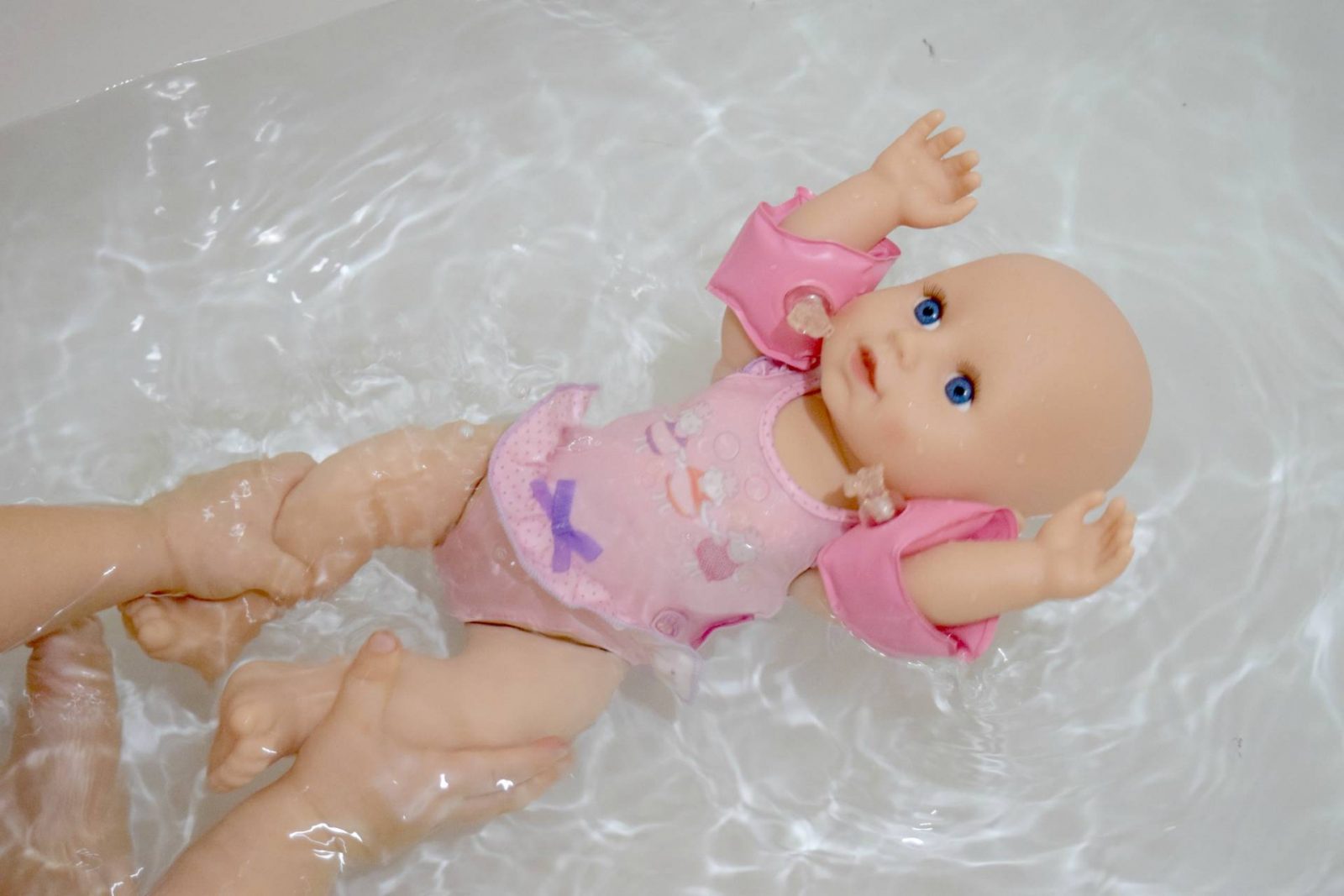 baby annabell bath