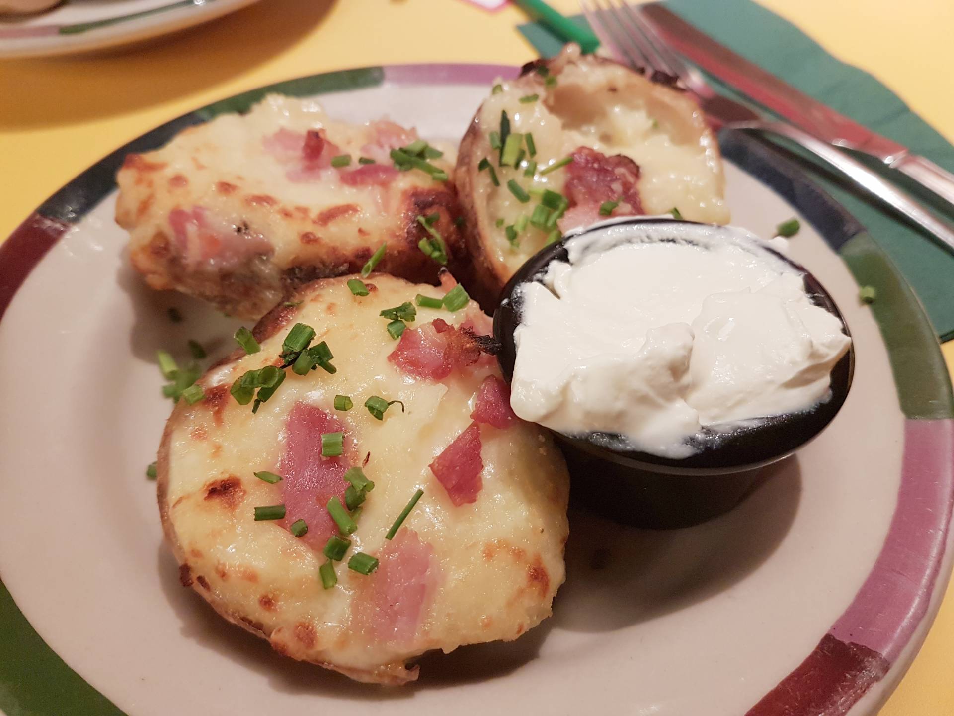 Frankie-Bennys-loaded-potato-skins - Rock and Roll Pussycat