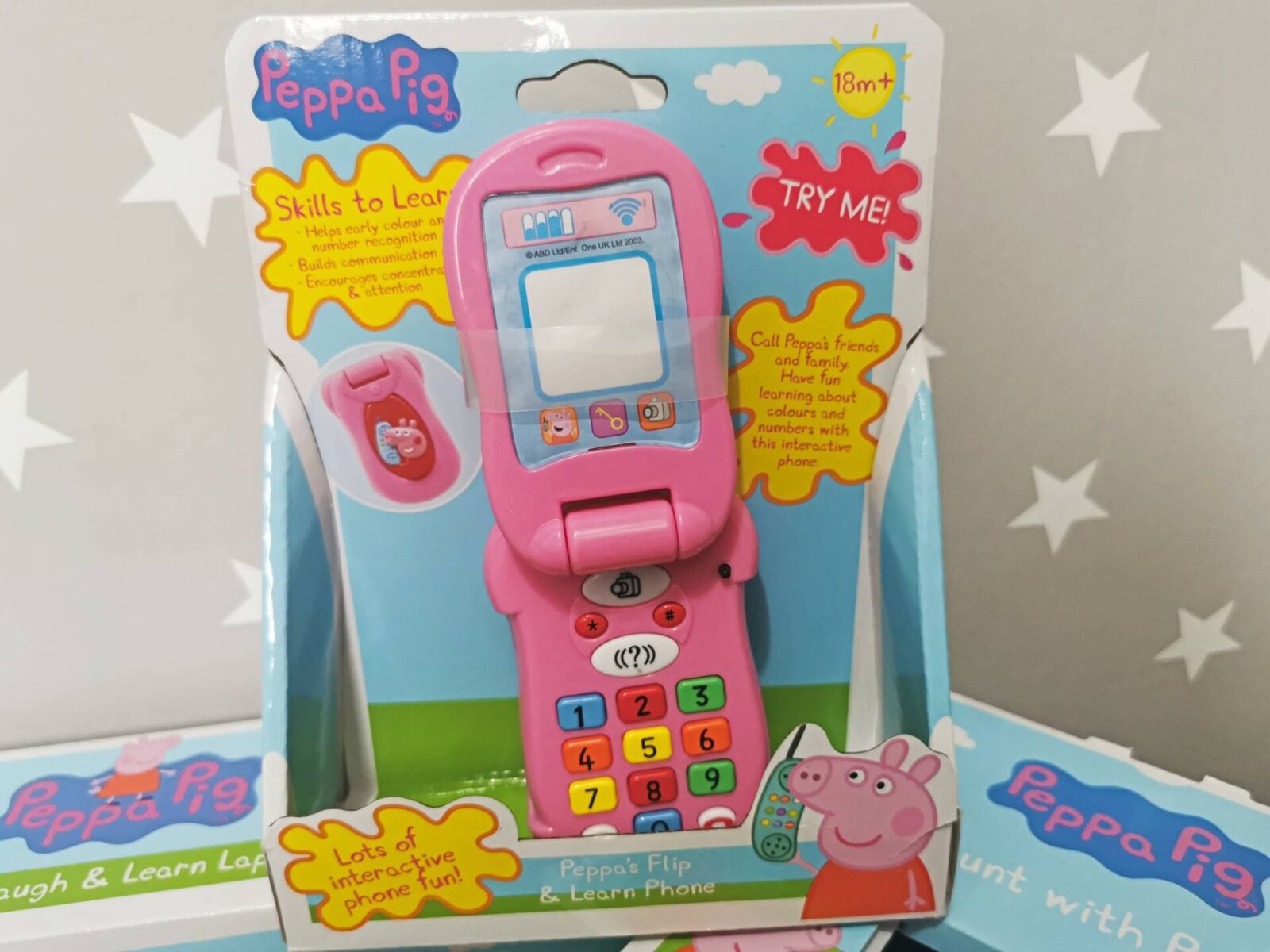 Peppa pig flip and learn clearance phone