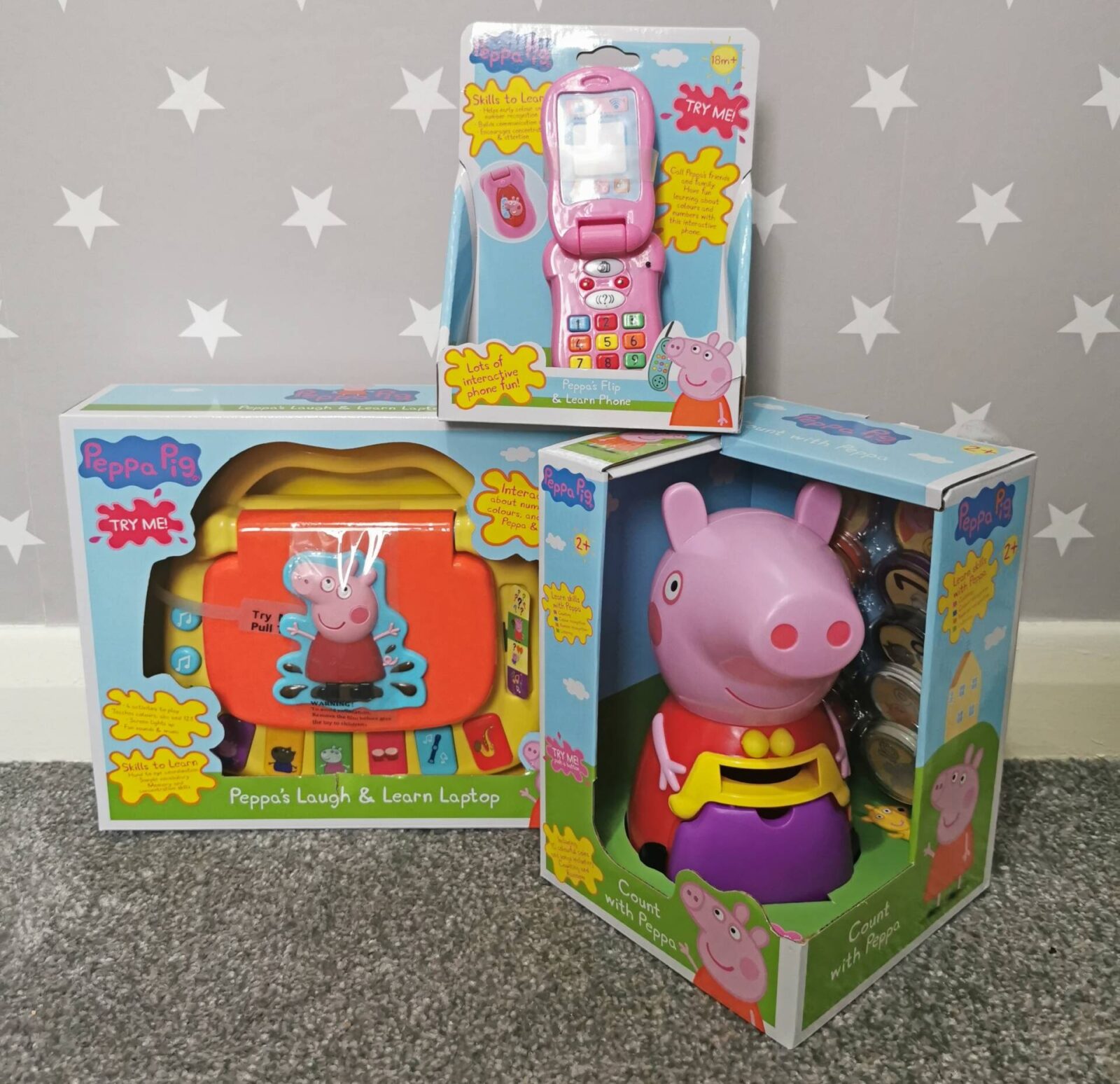 Peppa Pig Electronic Learning Toys from Trends UK Rock and Roll